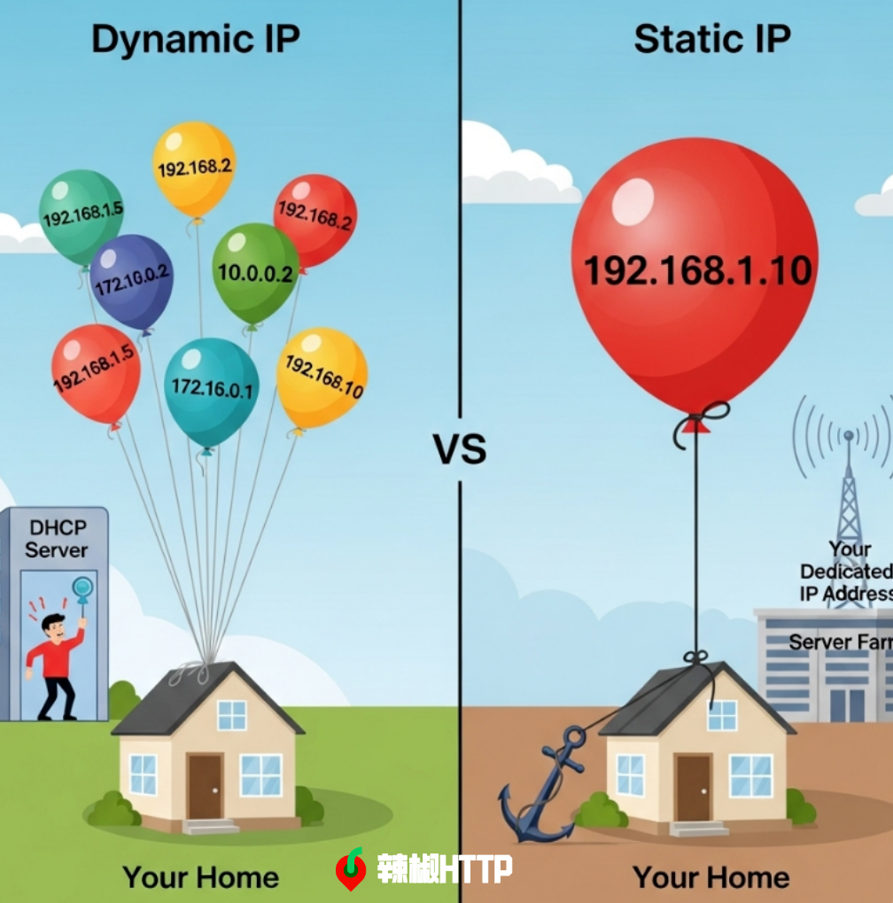 动态IP、静态IP